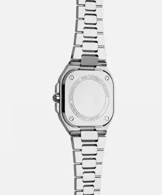 Silver watch with a metallic band on a white background

Bell & Ross BR-05 36mm Mother of Pearl Steel BR05A-S-MP-ST/SST Bandiera Jewellers