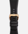 Black watch strap with rose gold clasp on a white background

Bell & Ross BR-03 Diver Black & Green Bronze BR0392-D-LT-BR/SRB Bandiera Jewellers