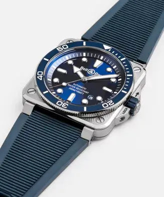 Bell & Ross BR-03 Diver Blue Steel BR03A-D-BLU-ST/SRB Bandiera Jewellers