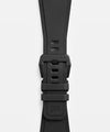 Black watch strap with brand logo on a white background

Black watch with a unique design on the dial against a white background

Bell & Ross BR-03 Skeleton Lum Ceramic BR03A-LM-SKCE/SRB Bandiera Jewellers