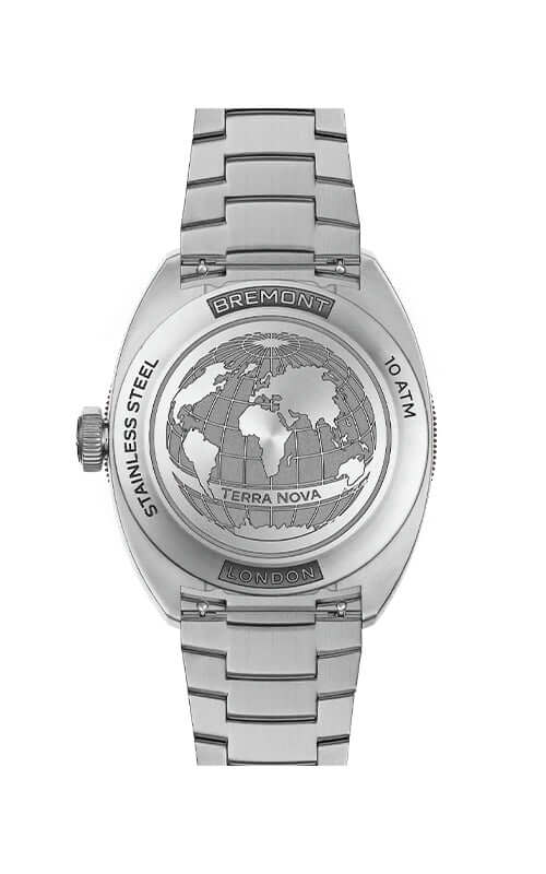 Bremont Terra Nova 40.5 Power Reserve TN40-PWR-SS-BK-B Bandiera Jewellers