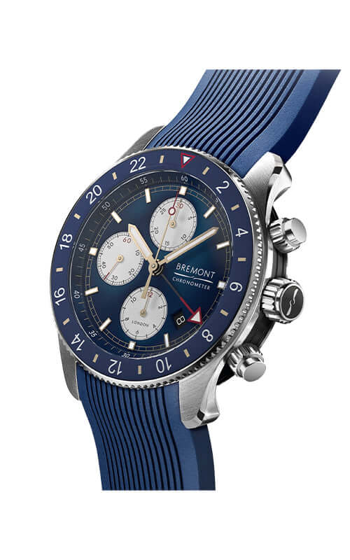 Bremont Chrono Watch SMARINECHRONO-BL-R-S Bandiera - Main Image