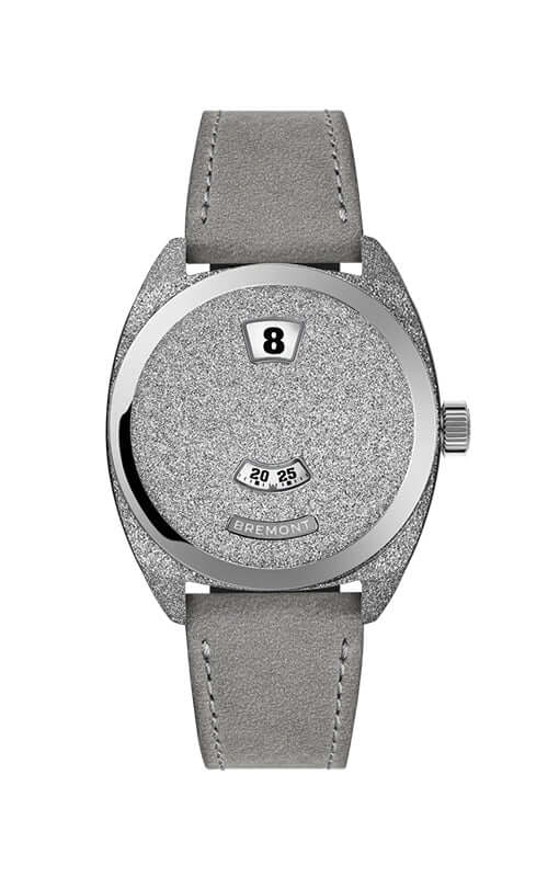 Bremont Terra Nova 35mm Jumping Hour Frosted Leather Strap TN35-JH-FS-CC-L-S Bandiera Jewellers