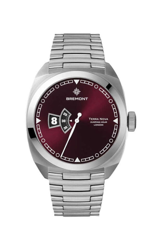 Bremont Terra Nova 40.5 Jumping Hour TN40-JH-SS-BG-B Bandiera Jewellers 