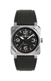 Bell & Ross BR-03 Black Steel BR03A-BL-ST/SRB Bandiera Jewellers