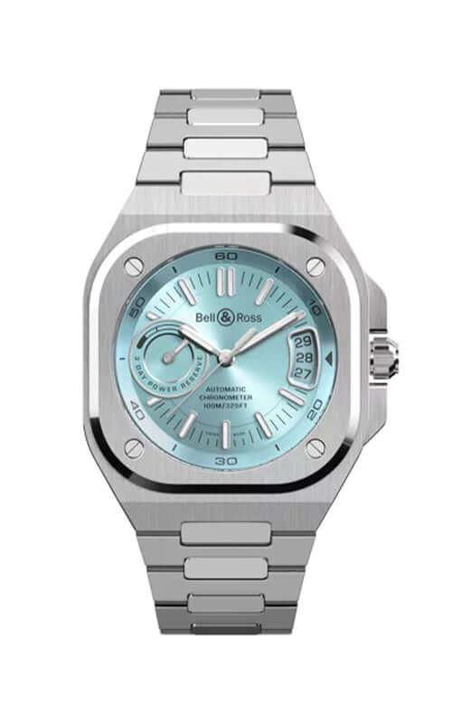 Bell &amp; Ross BR-X5 Ice Blue Steel BRX5R-IB-ST/SST Bandiera Jewellers