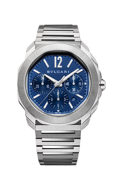 Bulgari Octo Roma Chronograph Watch 103829 Bandiera Jewellers