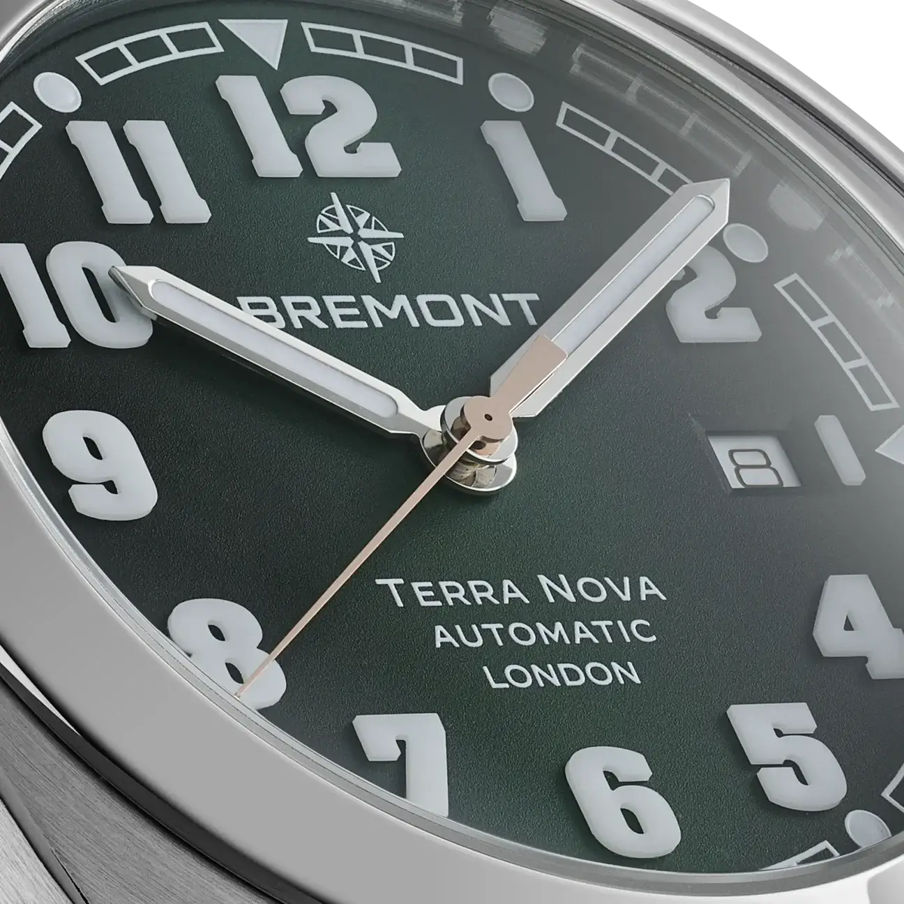 Bremont Terra Nova 40.5 Date TN40-DT-SS-GN-L-S Bandiera Jewellers