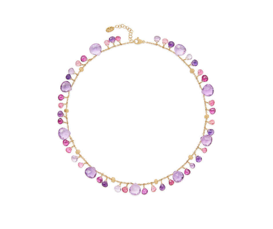 Marco Bicego Multicolour Gemstone Necklace CB2584-E-MIX01T-Y Bandiera Jewellers