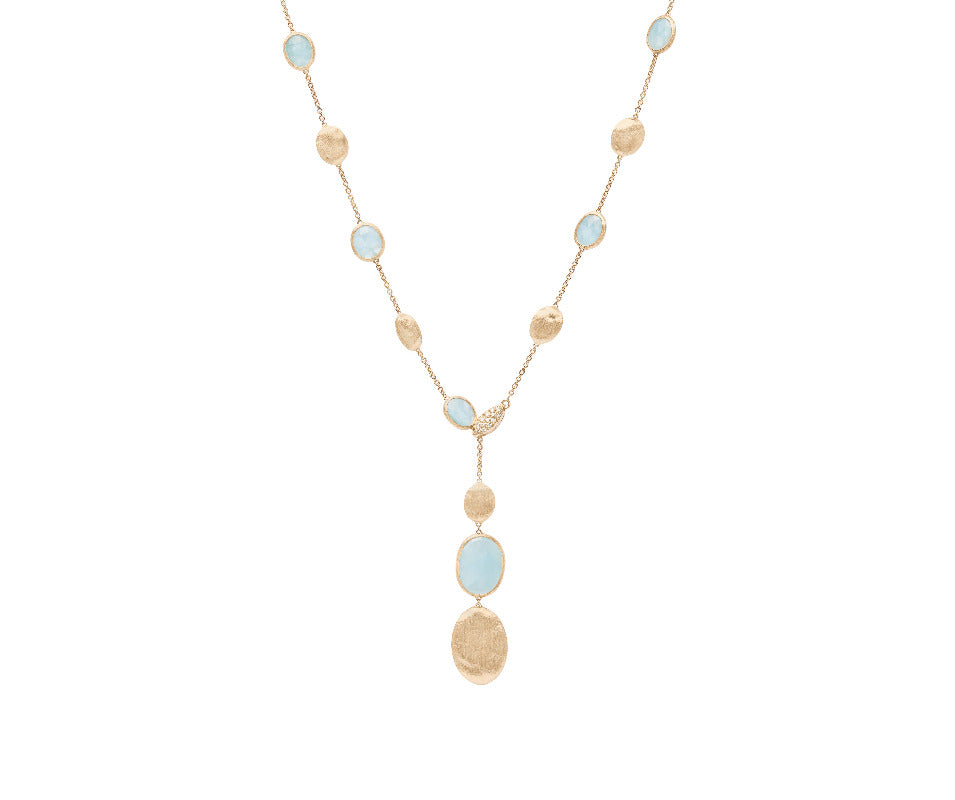Marco Bicego Siviglia Lariat Necklace CB2653-B_AQ01-Y Bandiera Jewellers