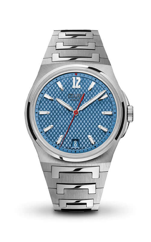 Czapek &amp; Cie Antarctique - Passage de Drake Glacier Blue Full Red 12 Bandiera Jewellers