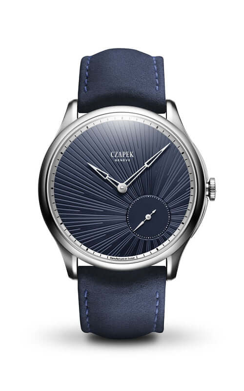 Czapek &amp; Cie Promenade Guilloche Bleu Nuit Bandiera Jewellers