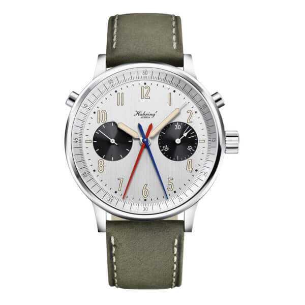 HABRING² Doppel 38 Silver Dial Vintage Hands / Bandiera Jewellers