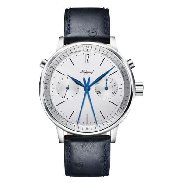 HABRING² Doppel 38 Silver Dial Blued Hands / Bandiera Jewellers