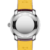 Watch with a yellow strap and silver case on a white background

Breitling Lady Premier 36 A1031012101P1 Bandiera Jewellers
