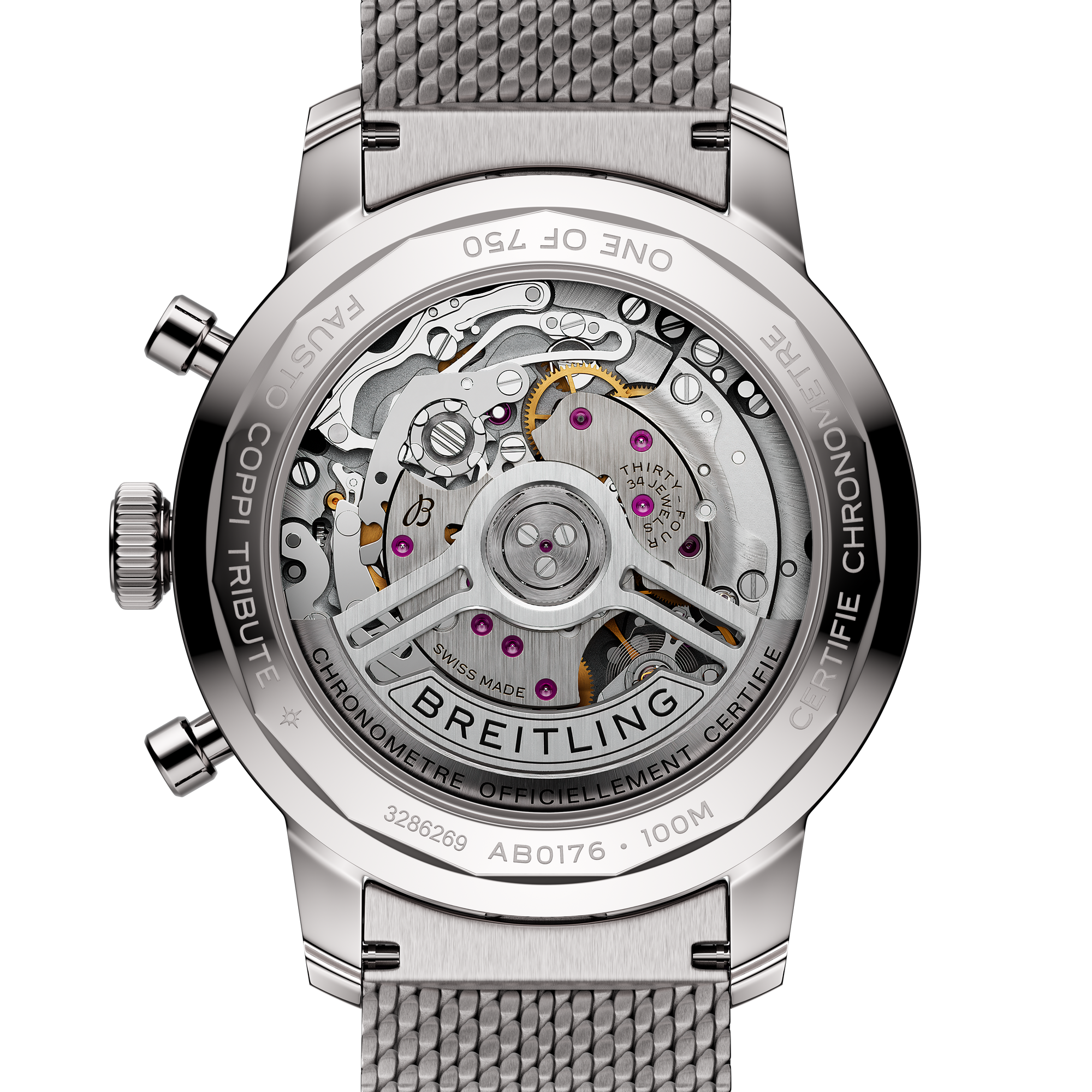Breitling Top Time COPPI & BARTALI AB01768A1A1A1 Bandiera Jewellers