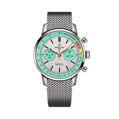 Breitling Top Time COPPI & BARTALI AB01768A1A1A1 Bandiera Jewellers