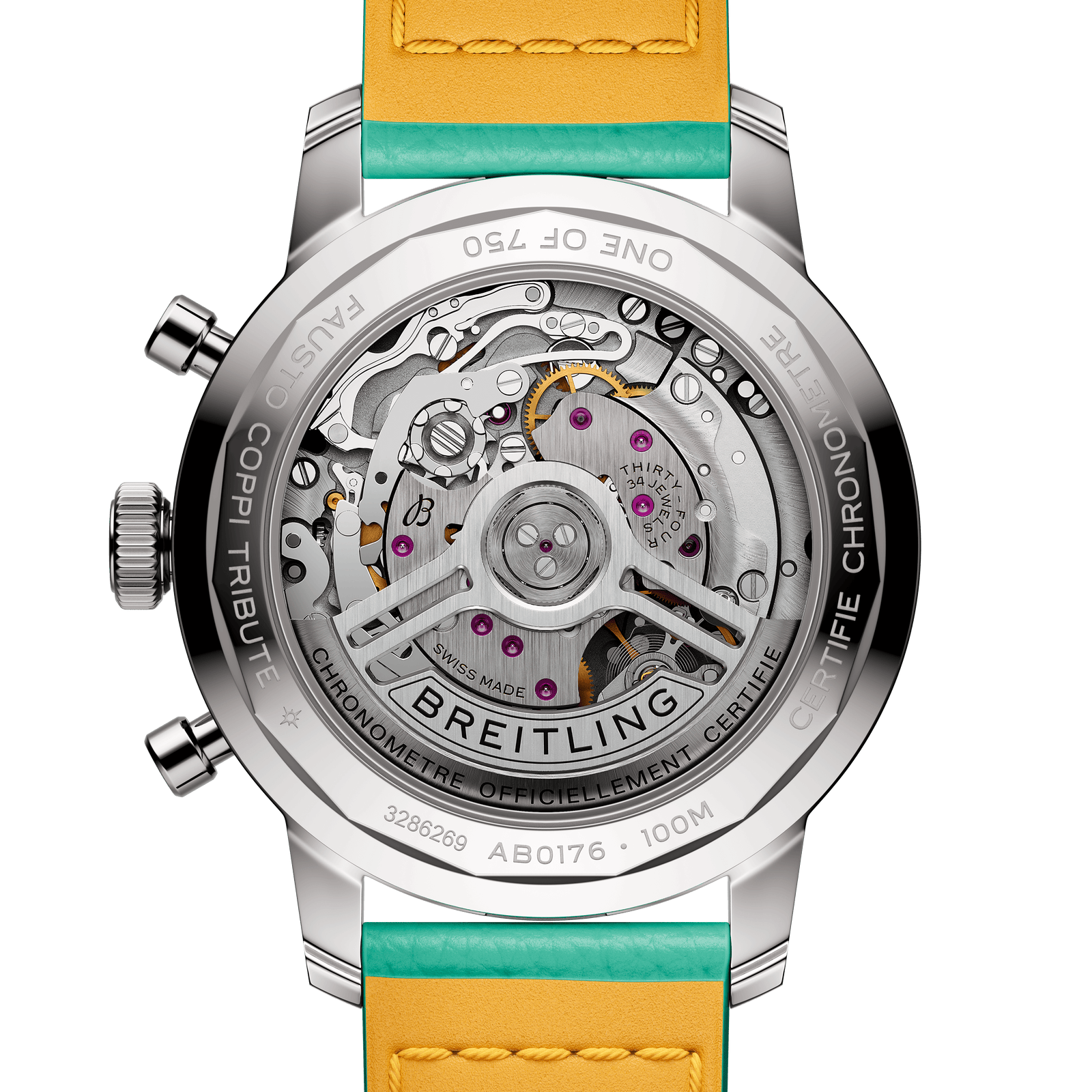 Breitling Top Time COPPI & BARTALI AB01768A1A1X1 Bandiera Jewellers