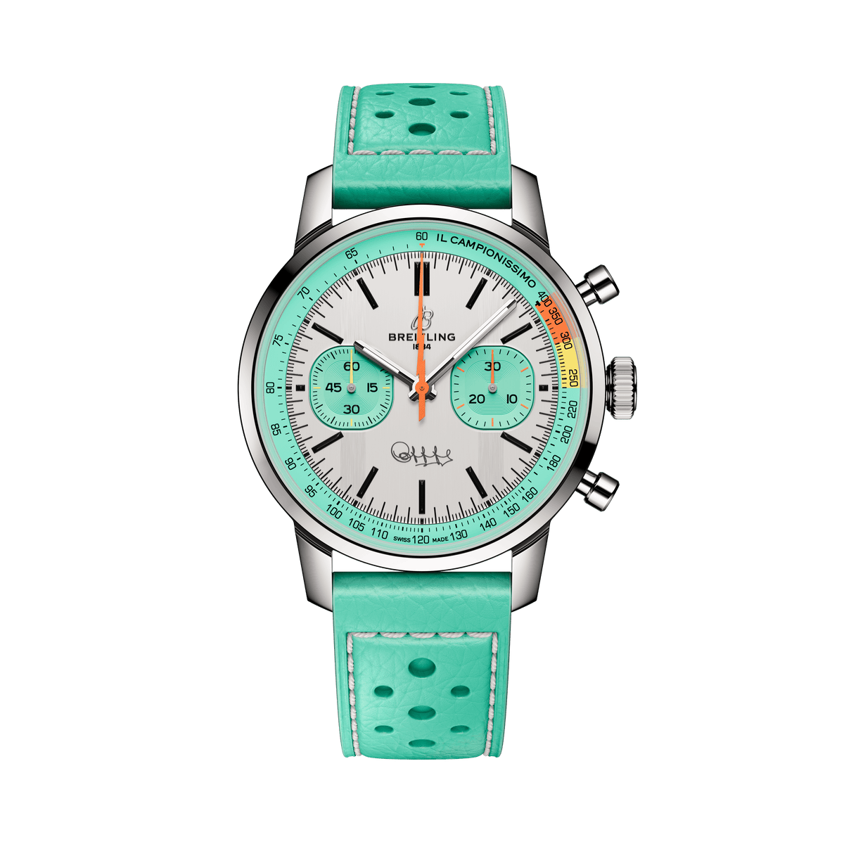 Breitling Top Time COPPI &amp; BARTALI AB01768A1A1X1 Bandiera Jewellers