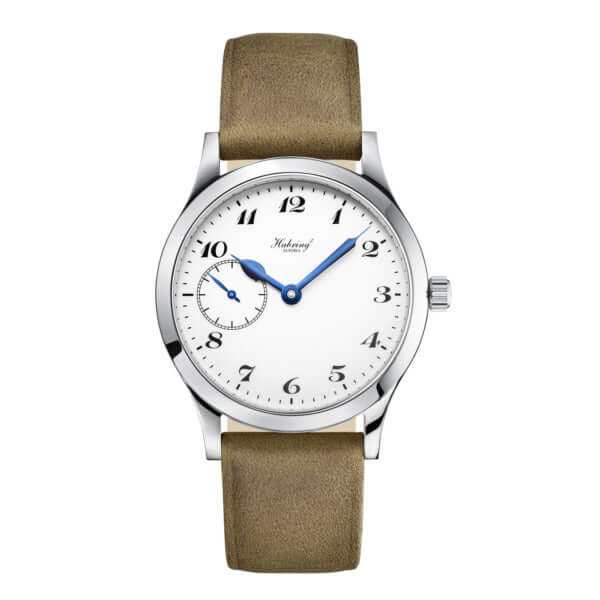 HABRING²  &quot;Felix&quot; White Lacquer Dial / Bandiera Jewellers
