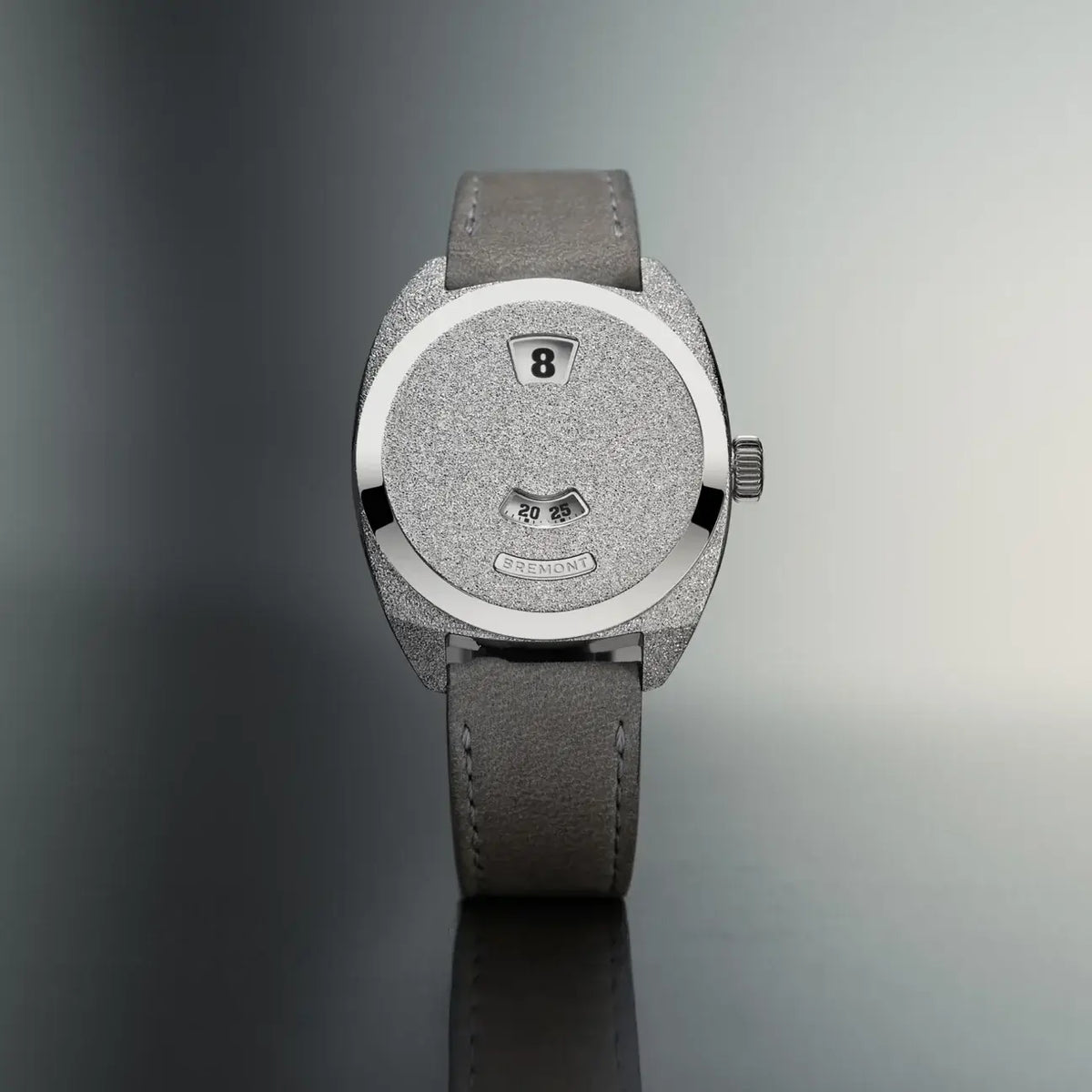 Bremont Terra Nova 35mm Jumping Hour Frosted Leather Strap TN35-JH-FS-CC-L-S Bandiera Jewellers
