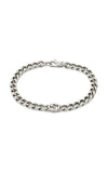 Silver chain bracelet on a white background

Gucci Interlocking Silver Bracelet YBA843736001 Bandiera Jewellers