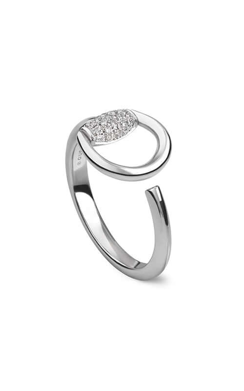 GUCCI HORSEBIT 18k White Gold &amp; DIAMONDS Ring YBC8323240010 Bandiera Jewellers