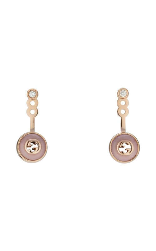GUCCI 18k INTERLOCKING EARRINGS YBD831463001 Bandiera Jewellers