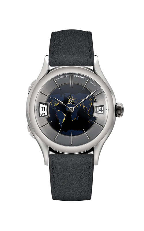 Laurent Ferrier Classic Traveller Globe Night Blue LCF012.G1.NGE10 Bandiera Jewellers