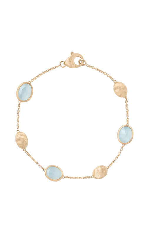 Marco Bicego Siviglia Bracelet Yellow Gold and Aquamarine BB1874-AQ01-Y Bandiera Jewellers