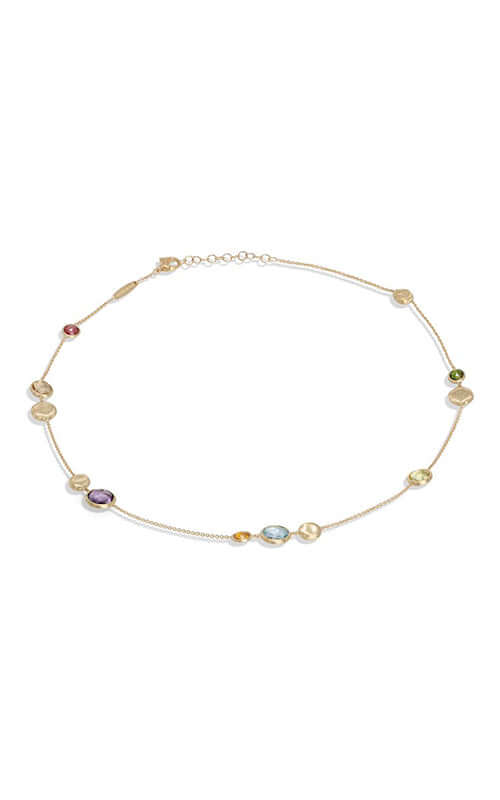 Marco Bicego Jaipur Yellow Gold and Mix Stones Necklace CB1485-MIX01-Y Bandiera Jewellers