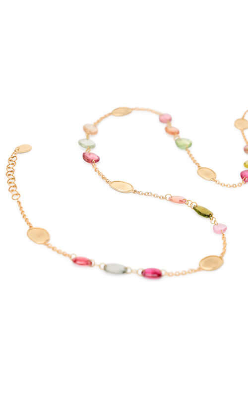 Marco Bicego Lunaria Colour Tourmaline Necklace CB2867-TM01-Y Bandiera Jewellers