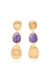 Marco Bicego Lunaria Colour Drop Earrings OB1466-CIA01-Y Bandiera Jewellers