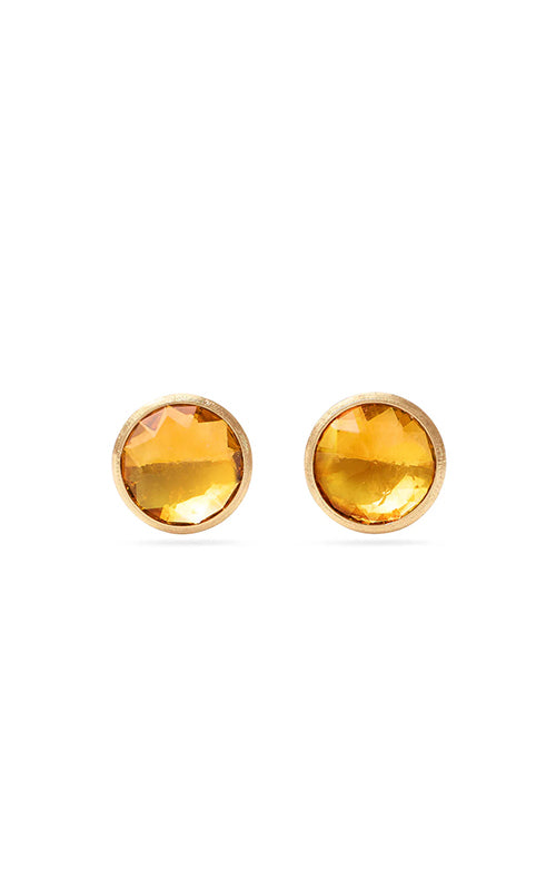 Marco Bicego Jaipur Earrings Yellow Gold, Yellow Quartz OB1739-QG01-Y Bandiera Jewellers