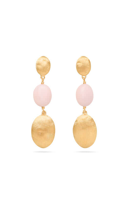 Marco Bicego Siviglia Pink Opal Earrings OB1857-OP01-Y Bandiera Jewellers