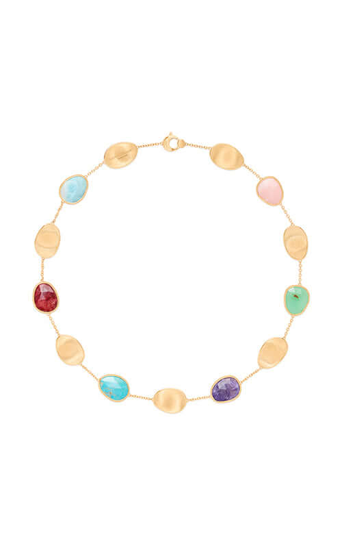 Marco Bicego Lunaria Colour Collar Necklace OB2099-MIX2-Y Bandiera Jewellers