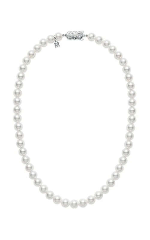 Mikimoto Strand Necklace Akoya Pearls White 7x6.5mm A U70116W Bandiera Jewellers