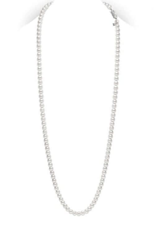 Mikimoto Strand Necklace Akoya Pearls White 8x7.5mm A 32" U80132W Bandiera Jewellers