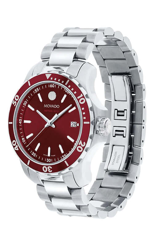 ★プラチナ製 最高級品 30s MOVADO スモセコ 手巻 スイス製 腕時計 Movado Series 800 2600178