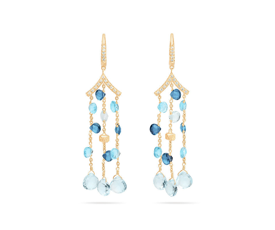 Marco Bicego Paradise Chandelier Earrings OB1845_MB_TP01_Y_02 Bandiera Jewellers