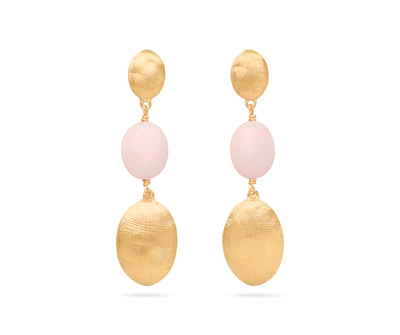 Marco Bicego Siviglia Pink Opal Earrings OB1857-OP01-Y Bandiera Jewellers