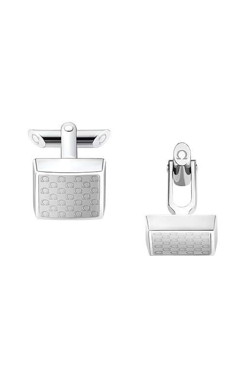 Silver cufflinks with textured design on a white background

Omega Cufflinks Omegamania CA02ST0000105 Bandiera Jewellers