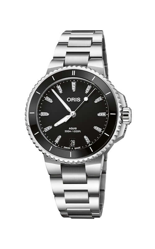 Oris Aquis Date Diamonds 01 733 7792 4194-07 8 19 05P Bandiera Jewellers