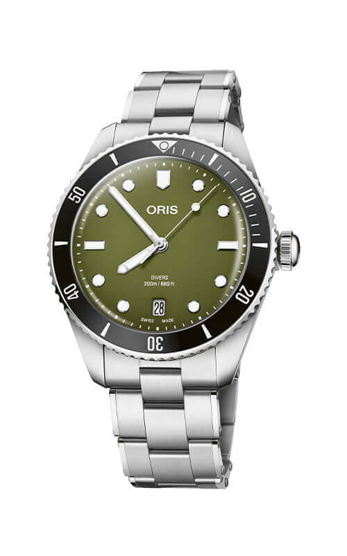 Oris Divers Date Watch 01 733 7795 4057-Set