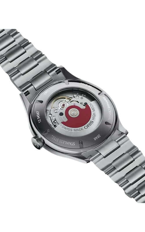Silver Oris watch with blue dial on a white background

Oris Artelier Complication 01 733 7810 4055-07 8 20 20 Bandiera Jewellers