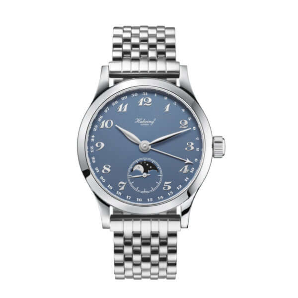 HABRING² Oskar Pointer Date &amp; Moon Blue / Bandiera Jewellers
