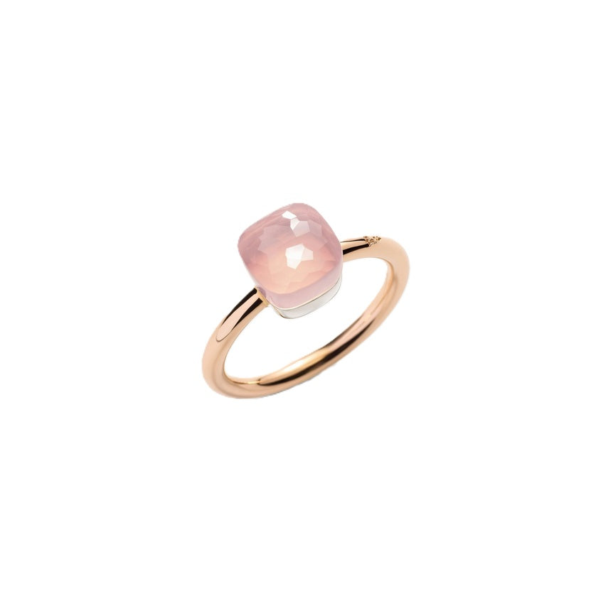 Pomellato Nudo Petit Rose Quartz Ring PAB4030O6000000QR Bandiera Jewellers