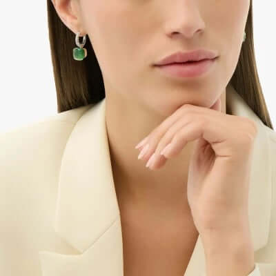 Pomellato Nudo Earrings POB4010O6WHRBPAAV Bandiera Jewellers