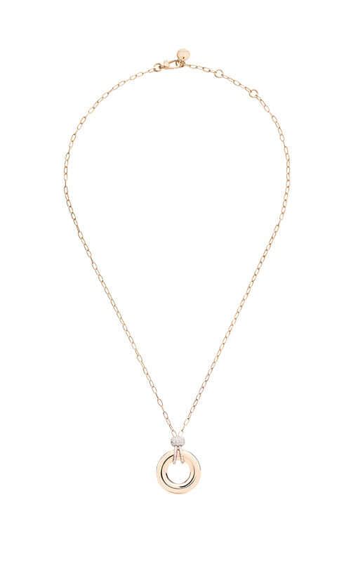 Pomellato Iconica Pink Gold Necklace with Diamonds PCC404007WHRDB000 Bandiera Jewellers