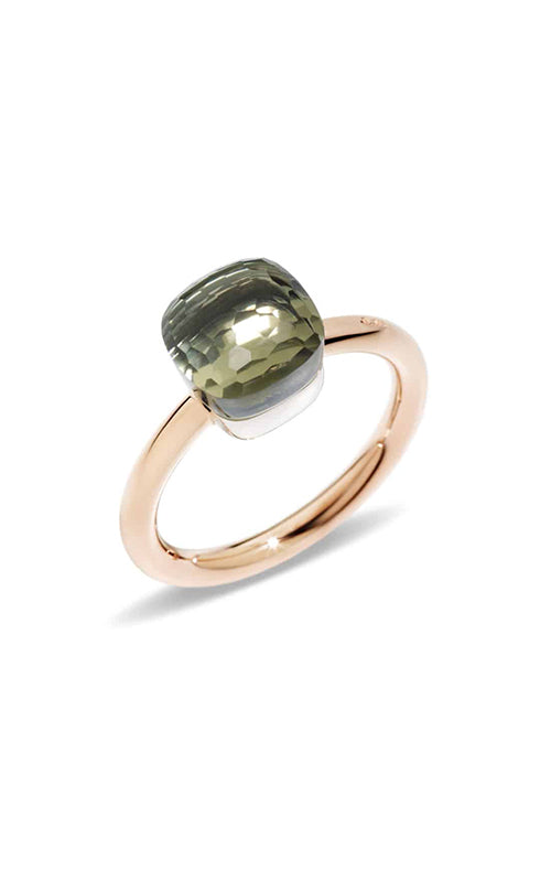 Pomellato Nudo Ring Rose Gold, White Gold and Prasiolite PAB4030O6000000PA Bandiera Jewellers